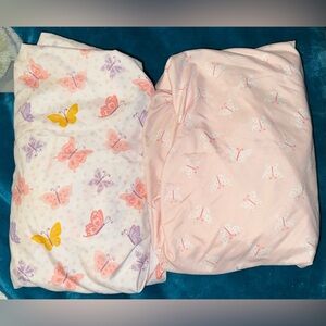 2 crib/toddler bed sheets